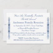 Landschap Blue Victoriaans startpunt Kaart (Achterkant)