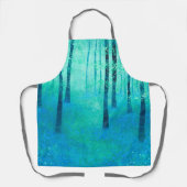 Landschap Bluebell Woodland Schort (Voorkant)