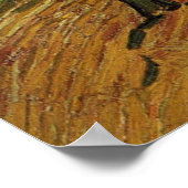 Landschap, bomen en figuren van Vincent van Gogh Poster (Hoek)