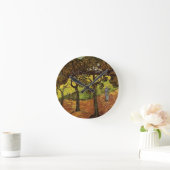 Landschap, bomen en figuren van Vincent van Gogh Ronde Klok (Huis)