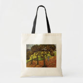 Landschap, bomen en figuren van Vincent van Gogh Tote Bag (Voorkant)