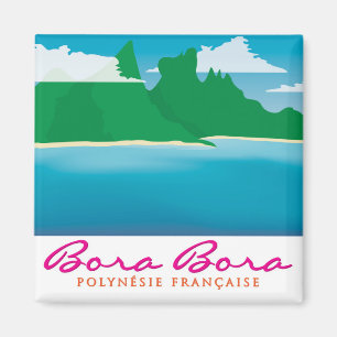 Landschap Bora bora Magneet