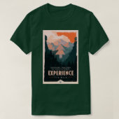 Landschap bos 1 t-shirt (Design voorkant)