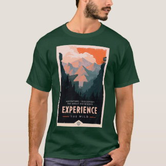 Landschap bos 1 t-shirt