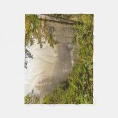 Landschap bos en oceaan fleece deken (Voorkant)