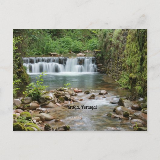 Landschap Braga, Portugal Briefkaart (Voorkant)