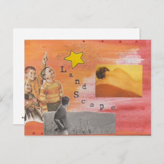 Landschap Briefkaart (Voorkant / Achterkant)