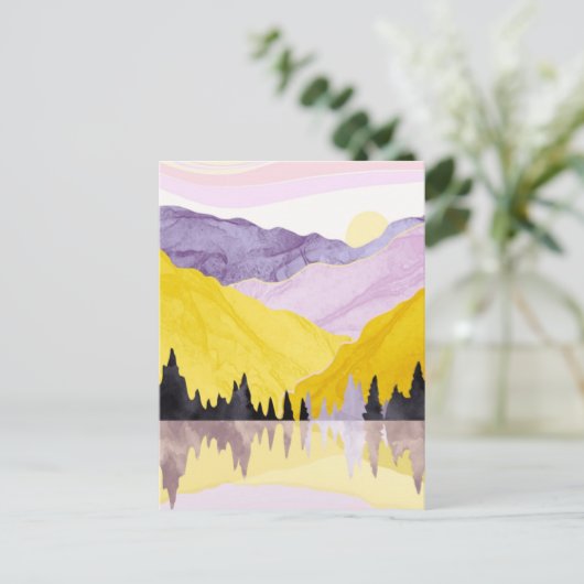 landschap briefkaart (Staand voorkant)