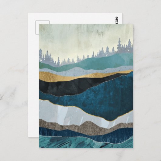 landschap briefkaart (Voorkant / Achterkant)