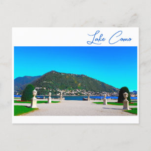 Landschap Briefkaart van het Como-meer Italië