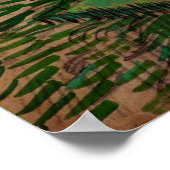 Landschap, Brug over de Oise door Vincent van Gogh Poster (Hoek)