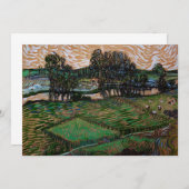 Landschap, Brug over Oise door Vincent van Gogh (Voorkant / Achterkant)