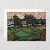 Landschap, Brug over Oise door Vincent van Gogh Briefkaart (Voorkant / Achterkant)