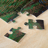 Landschap, Brug over Oise door Vincent van Gogh Legpuzzel (Zijkant)