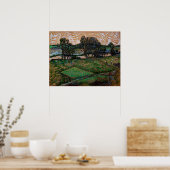 Landschap, Brug over Oise door Vincent van Gogh Poster (Keuken)