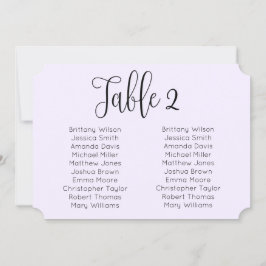 Landschap bruiloft zitkaart. Paarse moderne Kaart