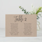 Landschap bruiloft zitkaart. Rustiek modern Kaart (Staand voorkant)