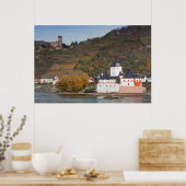 Landschap Burg Gutenfels Castle Poster (Keuken)