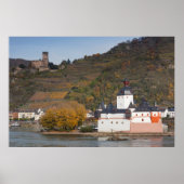 Landschap Burg Gutenfels Castle Poster (Voorkant)