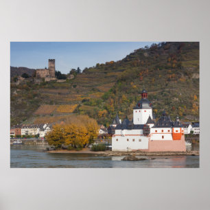Landschap Burg Gutenfels Castle Poster