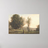 Landschap Camille Corot, c. 1872 Canvas Afdruk (Voorkant)