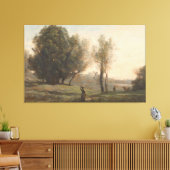 Landschap Camille Corot, c. 1872 Canvas Afdruk (Insitu (Woonkamer))