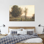 Landschap Camille Corot, c. 1872 Canvas Afdruk (Insitu (Slaapkamer))