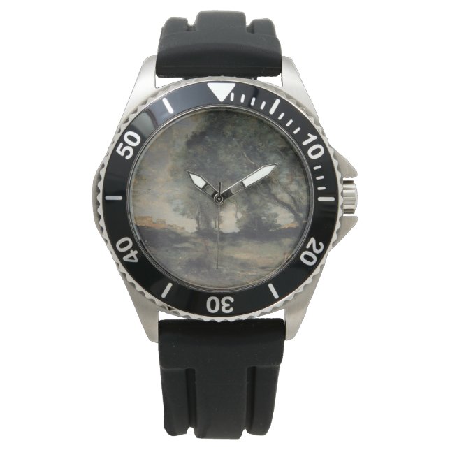 Landschap (Camille Corot) Horloge (Voorkant)