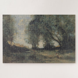 Landschap (Camille Corot) Legpuzzel