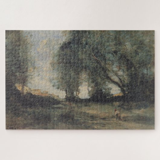 Landschap (Camille Corot) Legpuzzel (Horizontaal)