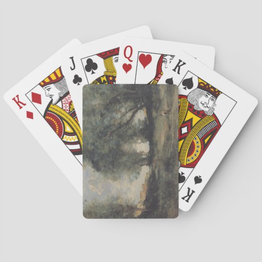 Landschap (Camille Corot) Pokerkaarten (Achterkant)