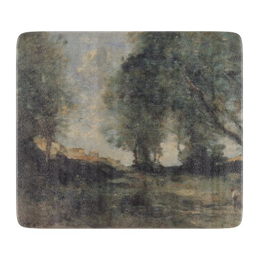 Landschap (Camille Corot) Snijplank (Voorkant)