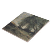 Landschap (Camille Corot) Tegeltje (Zijkant)