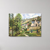 landschap Camille Pissarro in Pontoise Canvas Afdruk (Voorkant)