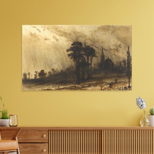 Landschap Canvas Afdruk (Insitu (Woonkamer))