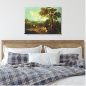 Landschap Canvas Afdruk (Insitu (Slaapkamer))