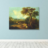 Landschap Canvas Afdruk (Insitu (Houten vloer))