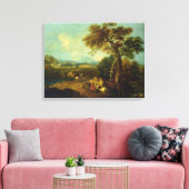 Landschap Canvas Afdruk (Insitu (Woonkamer))