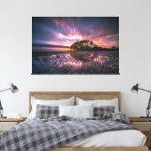 Landschap Canvas Afdruk (Insitu (Slaapkamer))