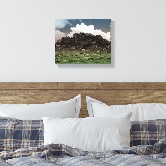 Landschap Canvas Afdruk (Insitu (Slaapkamer))