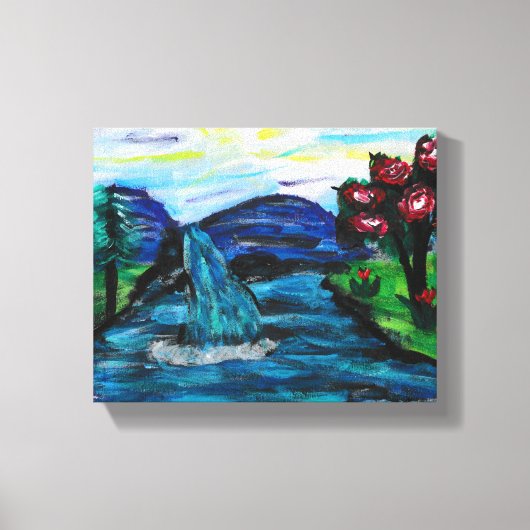 landschap canvas afdruk (Voorkant)