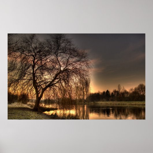 Landschap Canvas Poster (Voorkant)