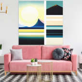 Landschap - Canvas Print (Insitu (Woonkamer))