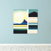Landschap - Canvas Print (Insitu (Houten vloer))