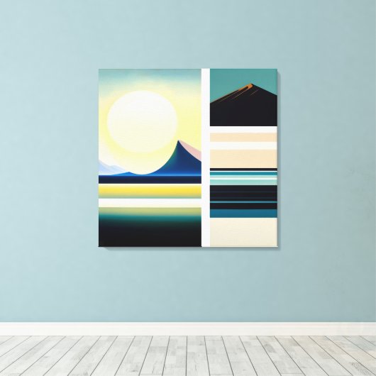 Landschap - Canvas Print (Insitu (Houten vloer))