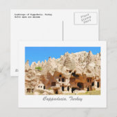 Landschap Cappadocia Briefkaart (Voorkant / Achterkant)
