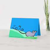Landschap Cartoon Mouse Chinese Rat Year 2020 GC Feestdagen Kaart (Voorkant)