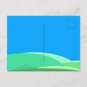 Landschap Cartoon Muis Chinese Rat Jaar 2020 P Uitnodiging Briefkaart (Achterkant)