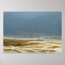 Landschap - Caspar David Friedrich Fine Art Poster