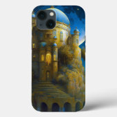 Landschap Castle Fantasy Moon Case-Mate iPhone Case (Achterkant)